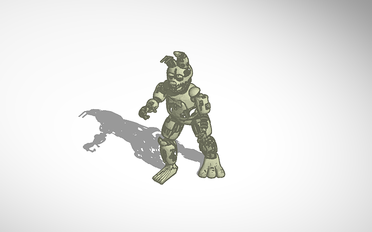 3D design springtrap - Tinkercad