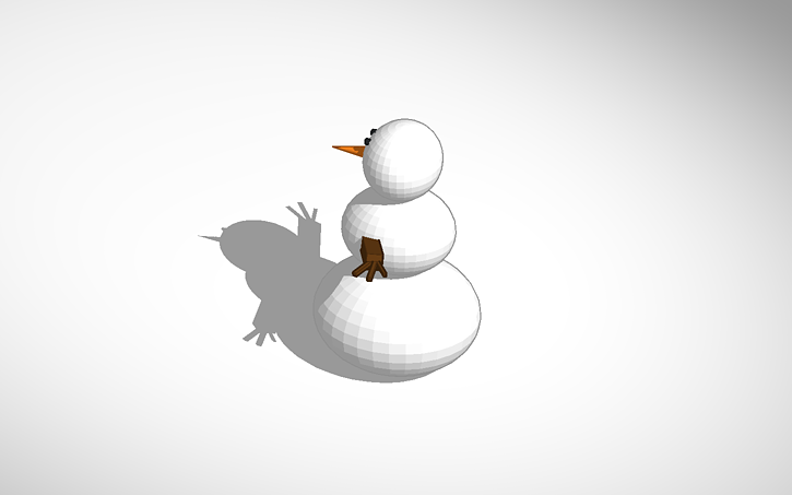 3D design Snowbot- Maths Camille, Jenna, Selin | Tinkercad