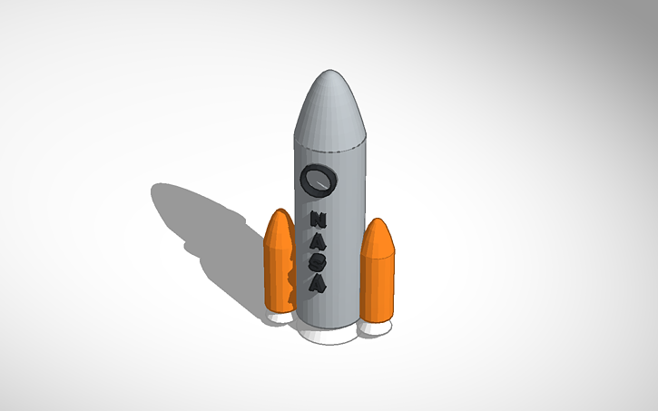 3D design ROCKET | Tinkercad