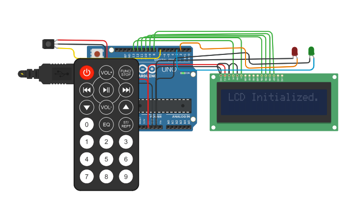 Circuit design IR Sensor interfacing with Arduino - Tinkercad