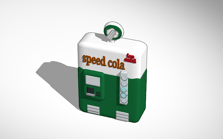 3D design speed cola - Tinkercad