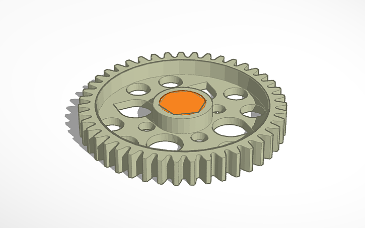 3D design Gears2 - Tinkercad