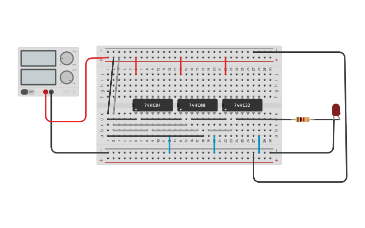 Circuit design TP Karan | Tinkercad