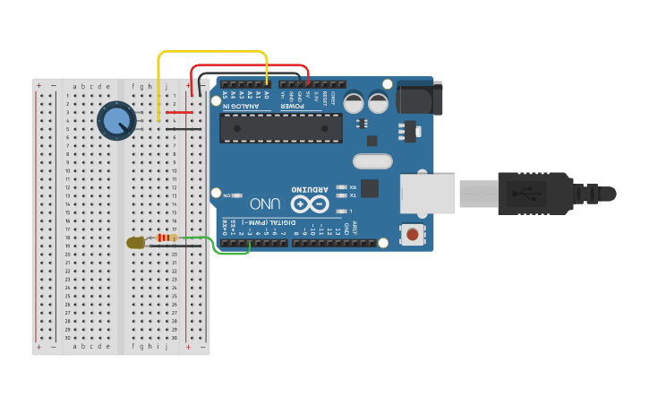Circuit design encendido y apagado gradual de un led con un ...