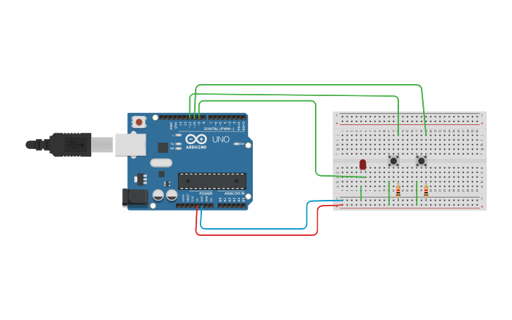 Circuit design analogWrite | Tinkercad