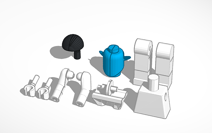 3D design lego arc trooper - Tinkercad