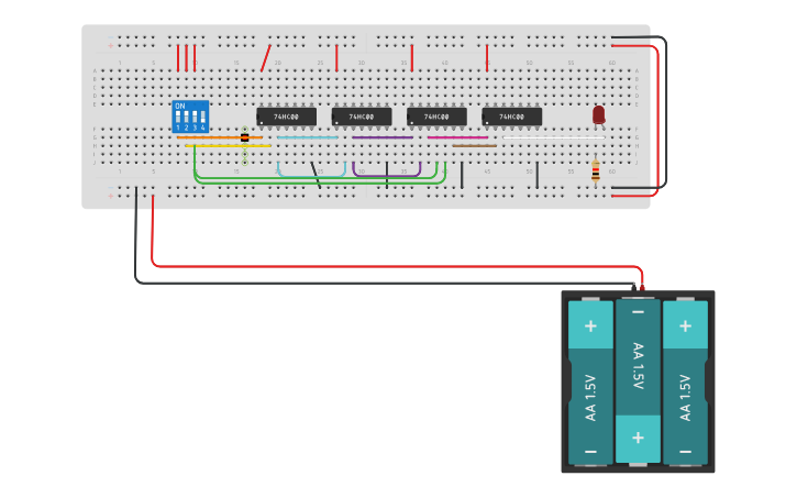 Circuit design Problema 11 | Tinkercad
