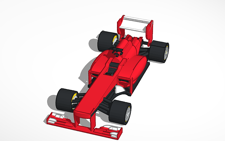 3d Design Ferrari F1 Car Tinkercad