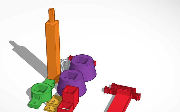 3D design Держатель катушки филамента для Flyingbear P905 - Tinkercad