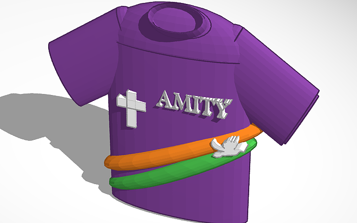 Design Amity Design 3D design Amity shirt - Tinkercad