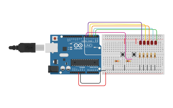 Circuit design practica n12 | Tinkercad