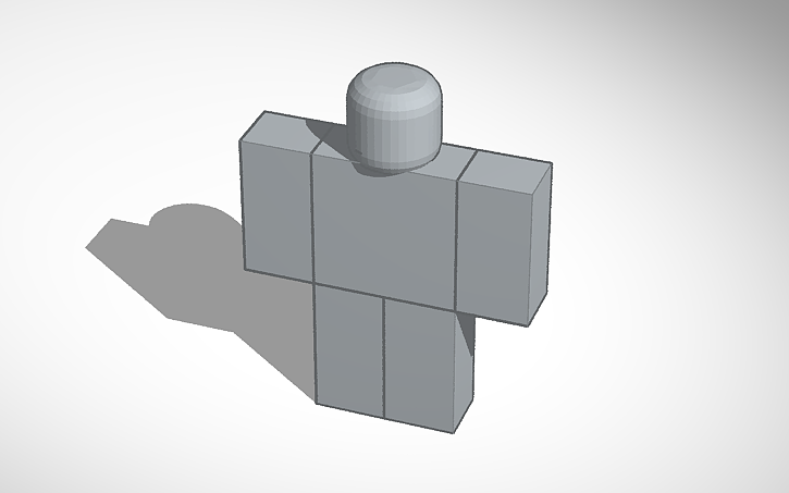 3D design Roblox R6 Dummy - Tinkercad