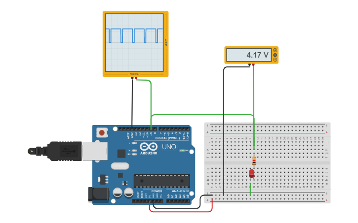 Circuit design for loop | Tinkercad