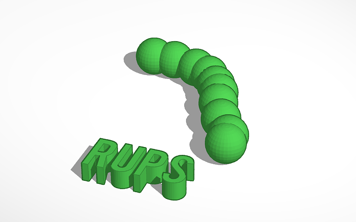 3D design rups | Tinkercad