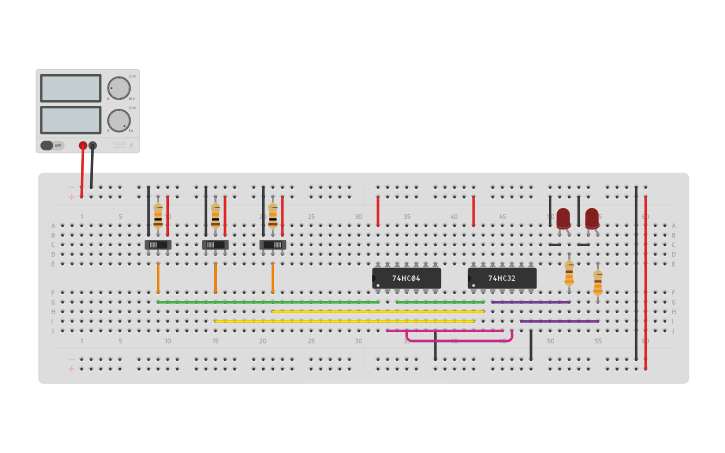 Circuit design LCD-ESPINA-Designing a Decoder Circuit using leds ...