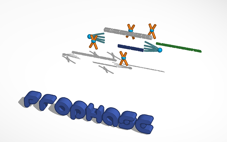 3D design mitosis Prophase | Tinkercad