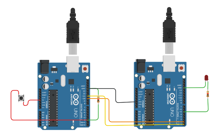 Circuit design TP3_ex1_M2 - Tinkercad