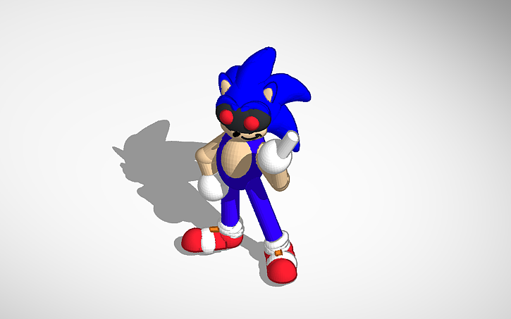 3D design Sonic.EXE - Tinkercad