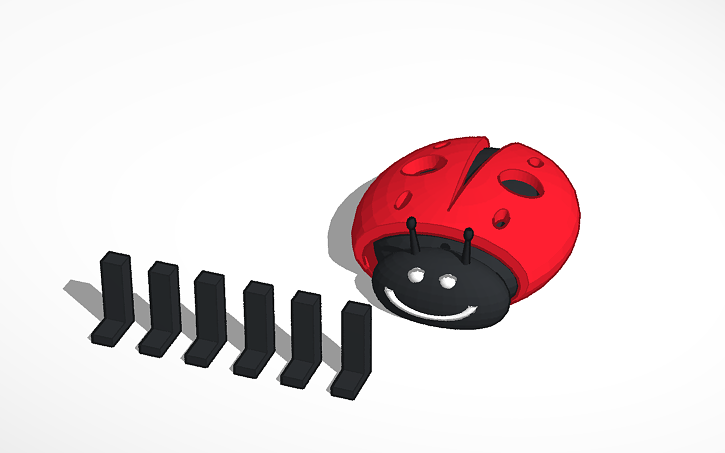 3D design Ladybug Master - Tinkercad