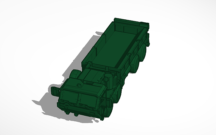 3D design Military Truck - Tinkercad