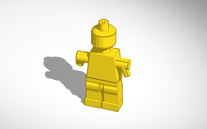 3D design Lego Man - Tinkercad