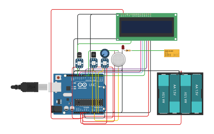 Circuit design Circuit diagram IHICU BLUEPRINT - Tinkercad
