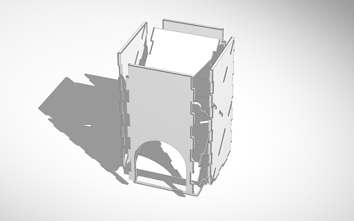 3D design Dice tower | Tinkercad