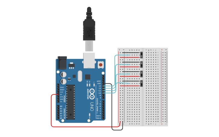 Circuit design Slide Switch Game - Tinkercad