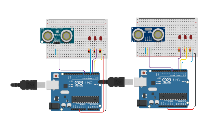 Circuit design Ultrasound circuit | Tinkercad