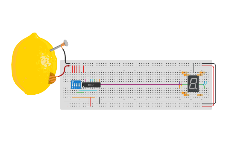 Circuit design Activity 4.1 Decoder - Tinkercad