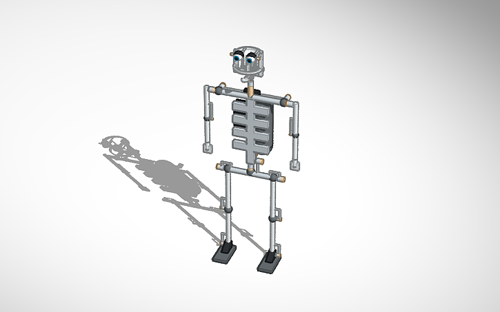 3D design Endoskeleton - Tinkercad