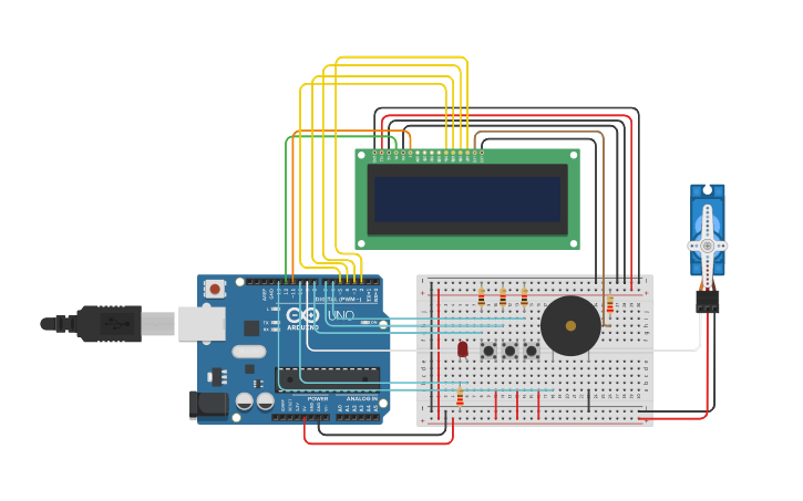 Circuit design Ejercicio 2b - Tinkercad