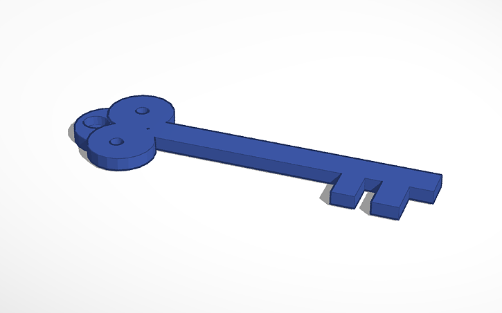 3D design Key - Tinkercad