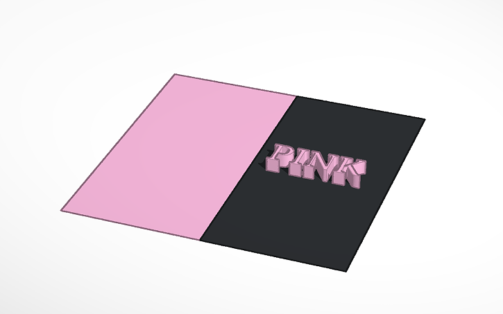 Blackpink Logo Tinkercad Blackpink Logo Tinkercad
