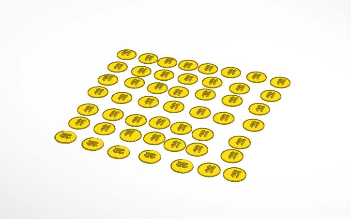 3D design $1 coins | Tinkercad