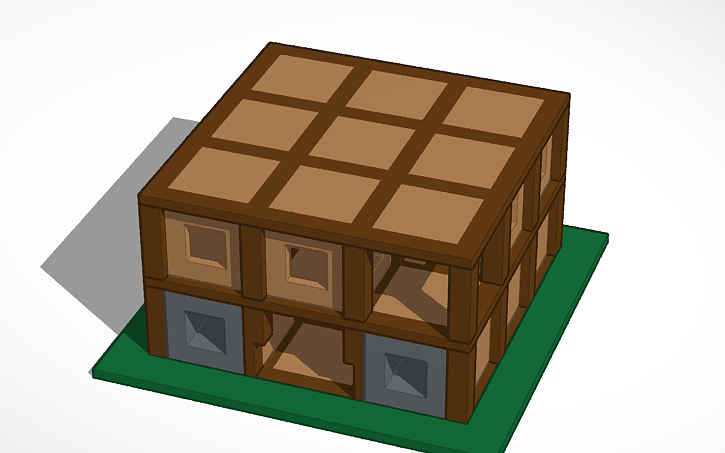 3D design Lumber Tycoon 2 one plot challenge base schematic - Tinkercad