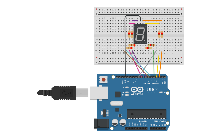 Circuit design Aula Display - MCE | Tinkercad