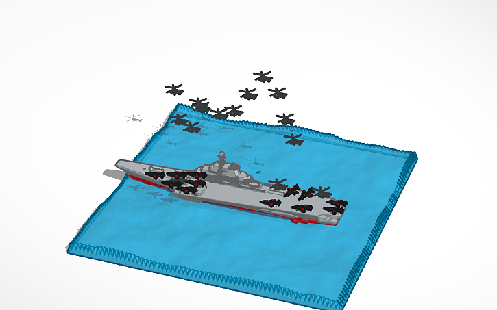 3D design Киев / Kiev Russian aircraft carrier | Tinkercad