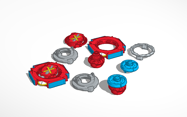 709 Tinker 3D design xiphoid xcalius x8 QuadStrike - Tinkercad
