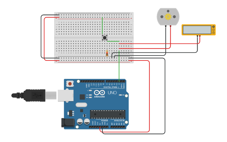 Circuit design Program 6 - Tinkercad