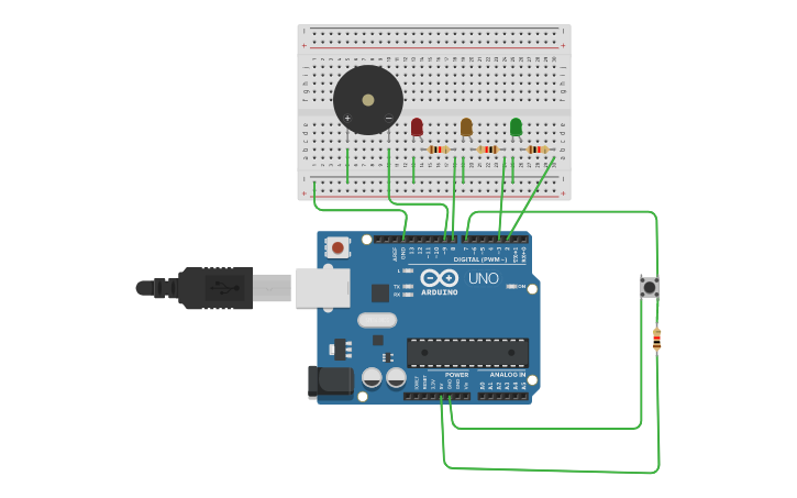 Circuit design arduino final projects - Tinkercad