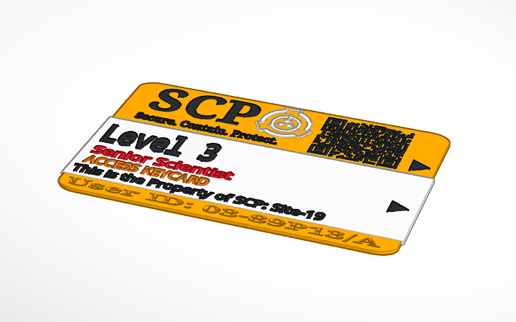 All Scp Key Cards