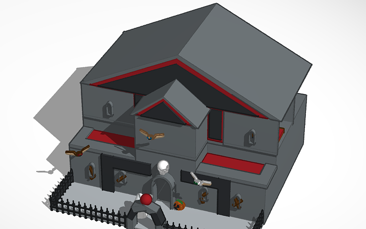 Spooky Haunted House Tinkercad