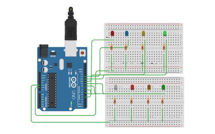 Circuit design cube - Tinkercad