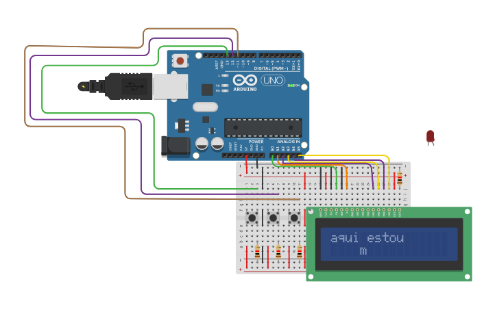 Circuit design placar - Tinkercad