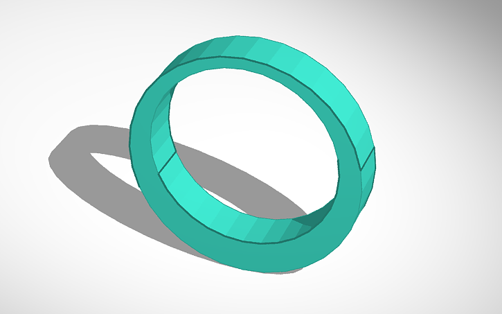 3D design Quest of Basic Ring - Tinkercad