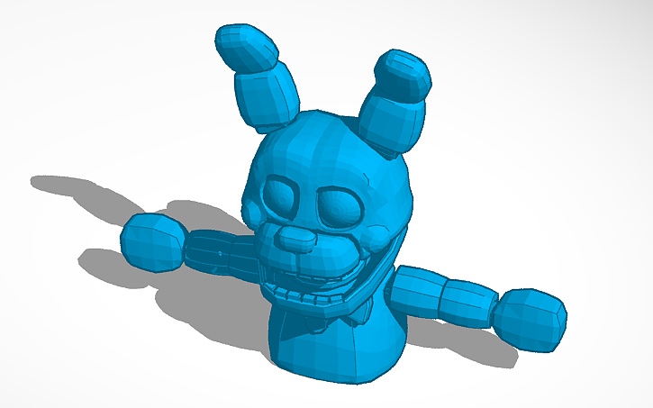 3D design FNAF VR (help wanted) Bon Bon model - Tinkercad