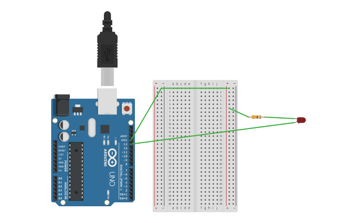 Circuit design código morse SOS | Tinkercad