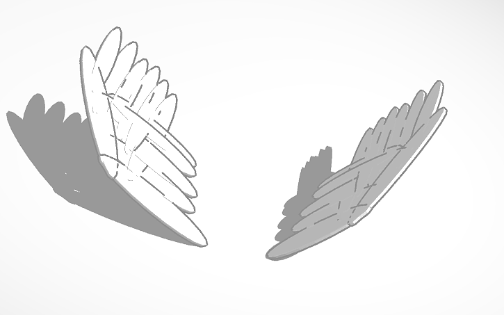 3D Design Hermes Wings Tinkercad