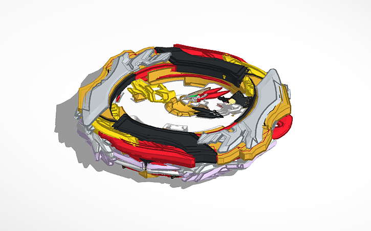 3D design Beyblade for contest - Tinkercad